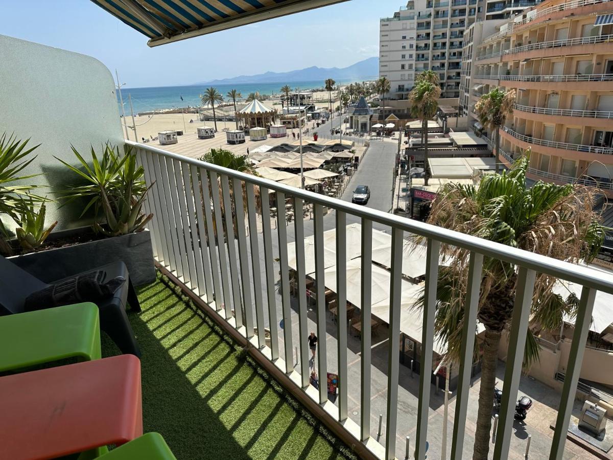 Magnifique Vue Mer F2 45 M2, Parking Surveille Linge De Maison Inclus Canet-en-Roussillon Dış mekan fotoğraf