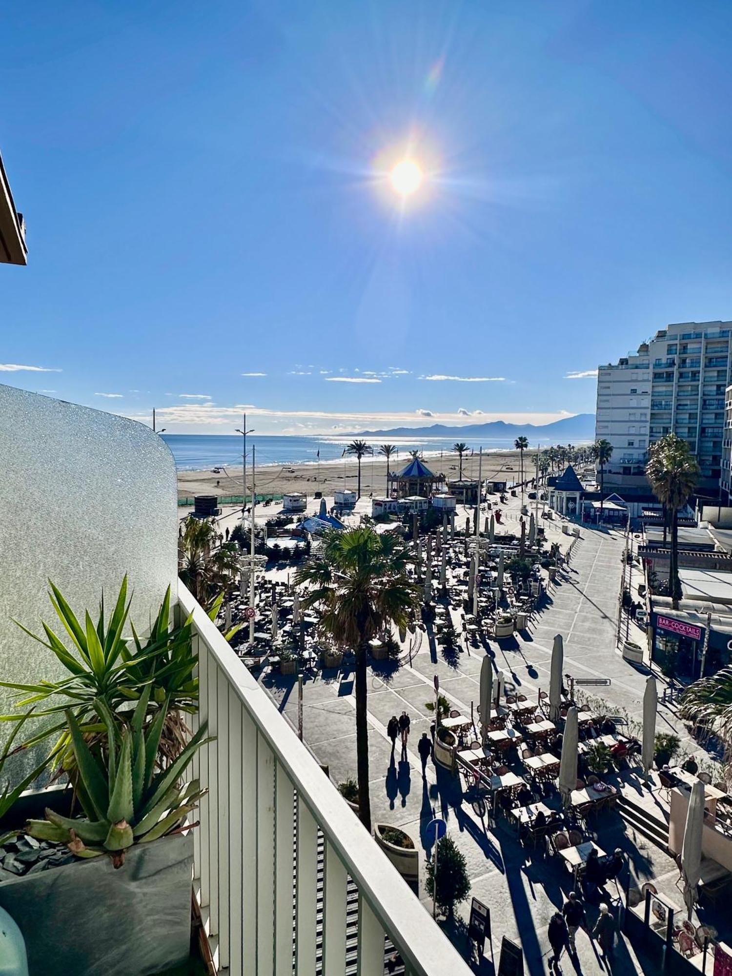 Magnifique Vue Mer F2 45 M2, Parking Surveille Linge De Maison Inclus Canet-en-Roussillon Dış mekan fotoğraf